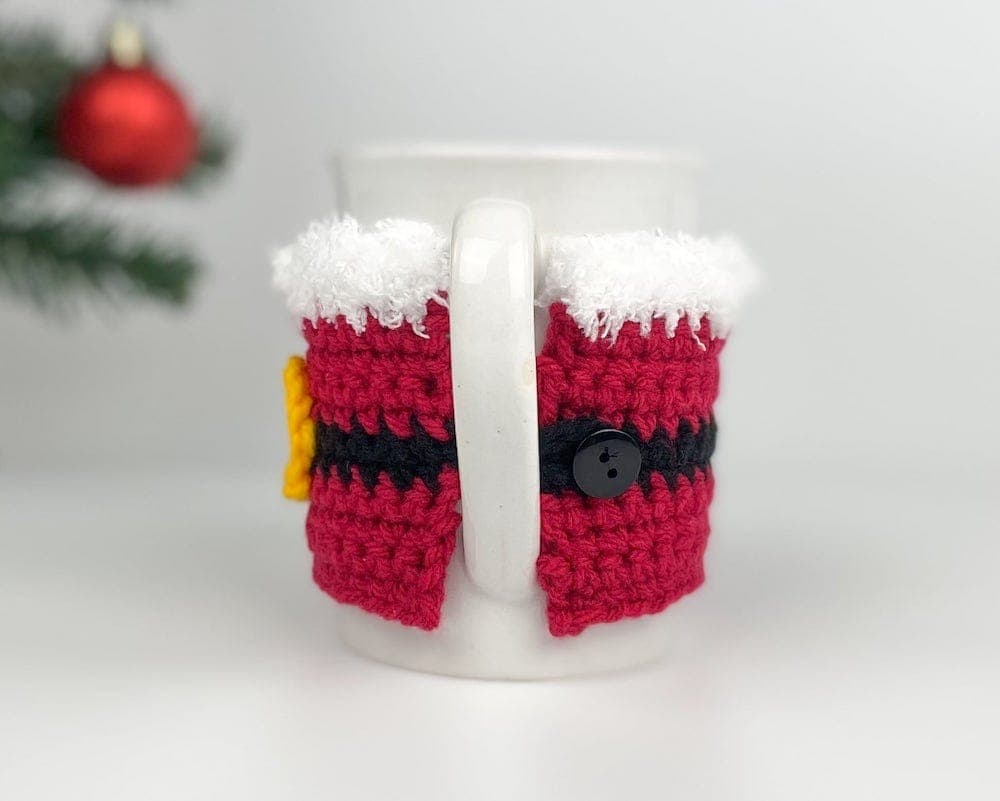 Santa Mug Cozy Crochet Pattern
