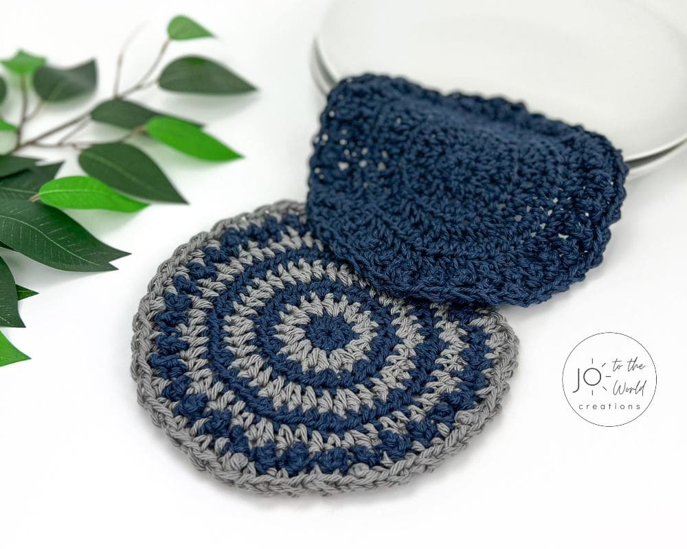 Round Crochet Dishcloth Pattern