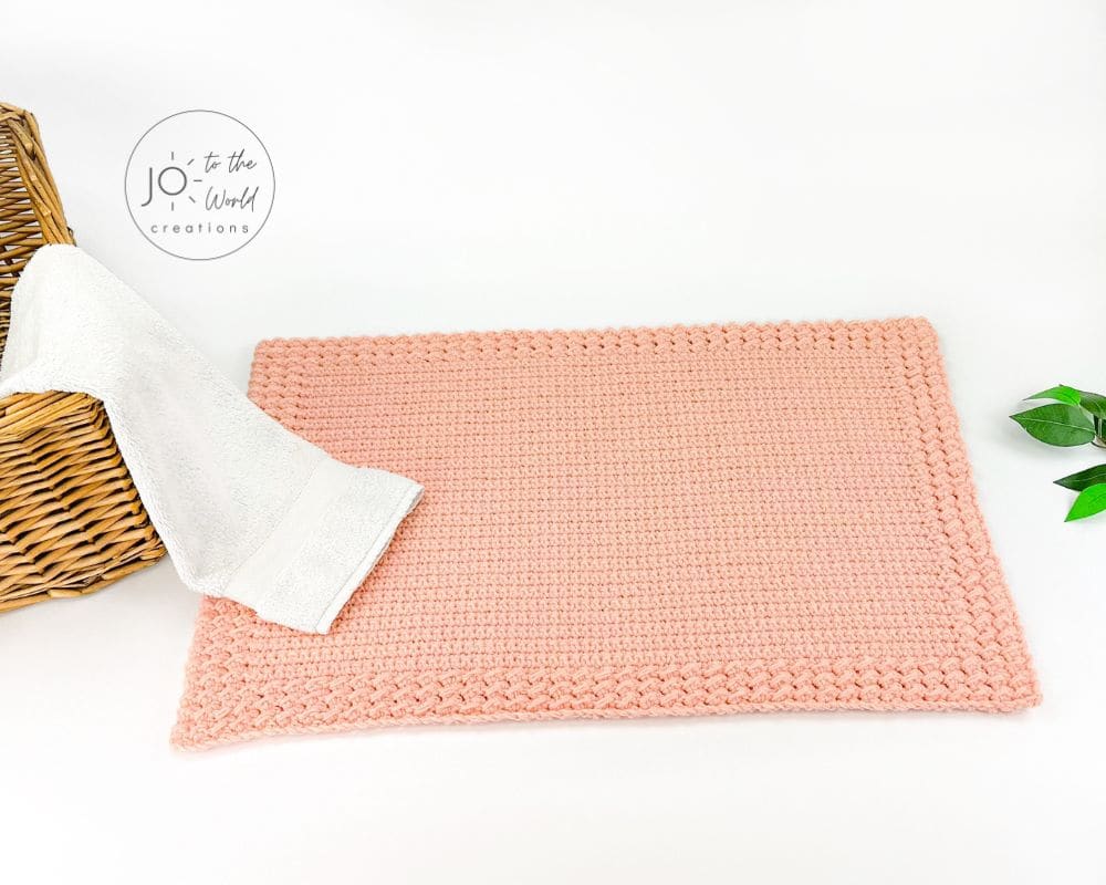 Crochet bath mat pattern