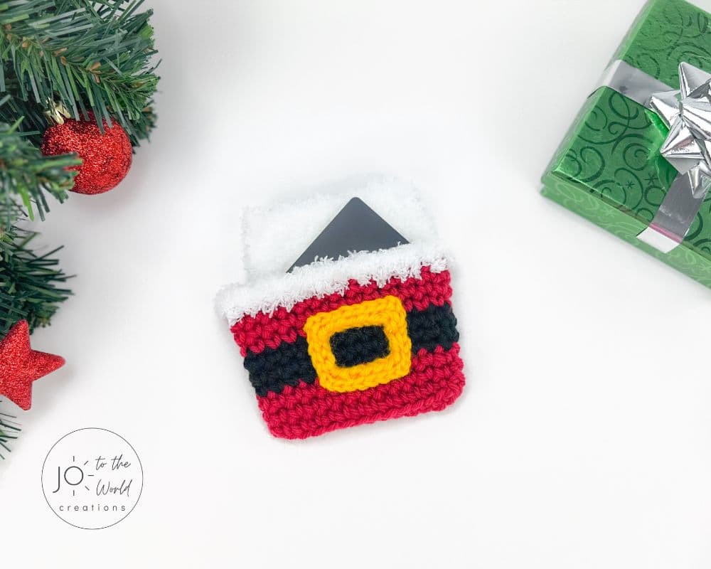 Christmas Gift Card Holder Crochet Pattern